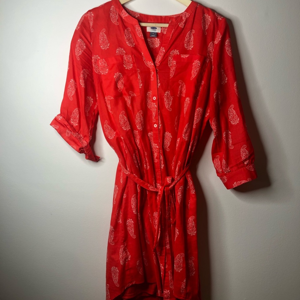 Old Navy Paisley Dress M